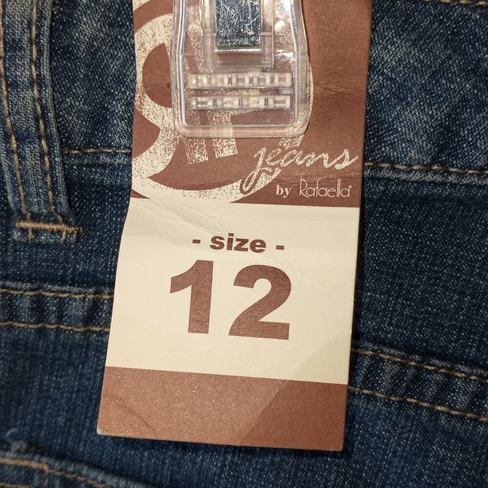 'Jeans by Rafaella' Embroidered Size 12 NWT - Picture 8 of 12